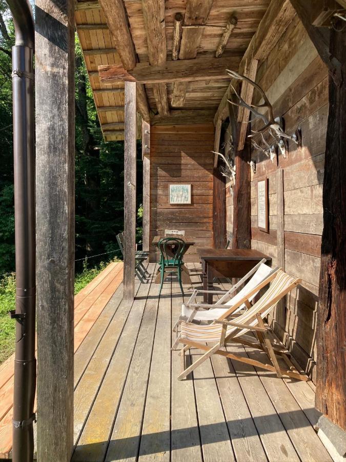 Charmante Gästewohnung in altem Bauernhaus in alpiner Alleinlage Stanz Im Murztal Exterior foto